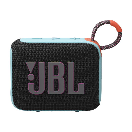 JBL Go 4 - Black and Orange - Ultra-Portable Bluetooth Speaker - Front image number null